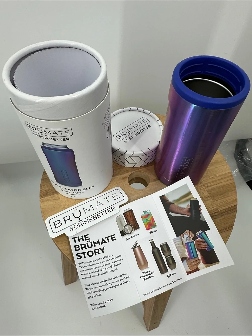 Brumate Hopsulator Slim Can Cooler - Dark Aura